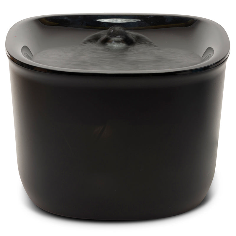 Pettadore Hydrate Lite Zwart drinkfontein katten honden waterfontein, kattenfontein zwart